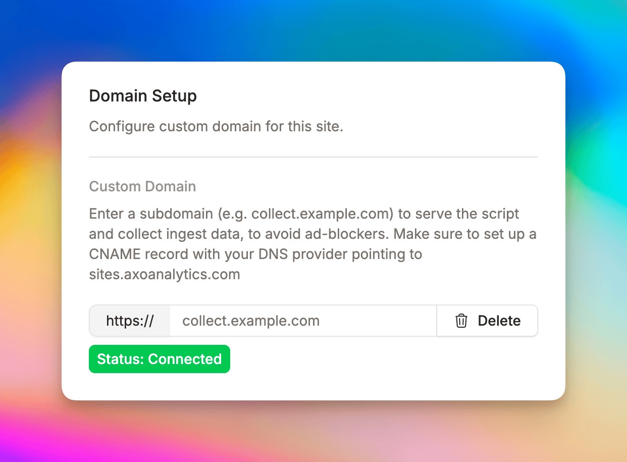 Custom Hostname